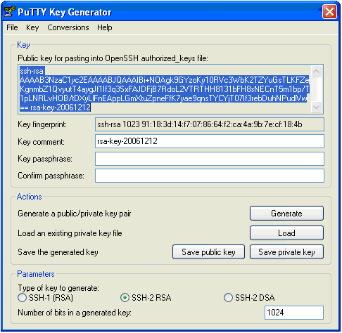 Generate rsa public private key pair online